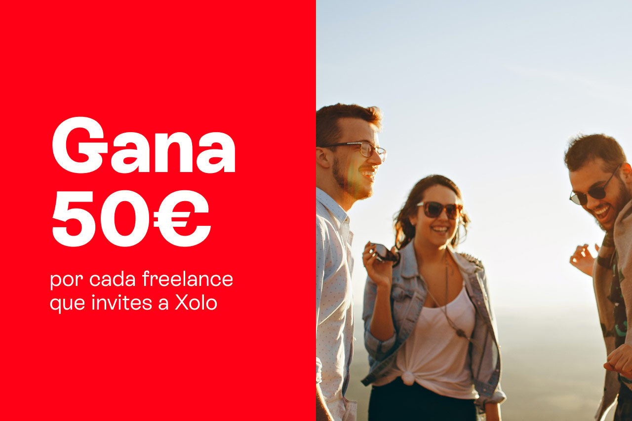 Invita a un freelance y gana 50€