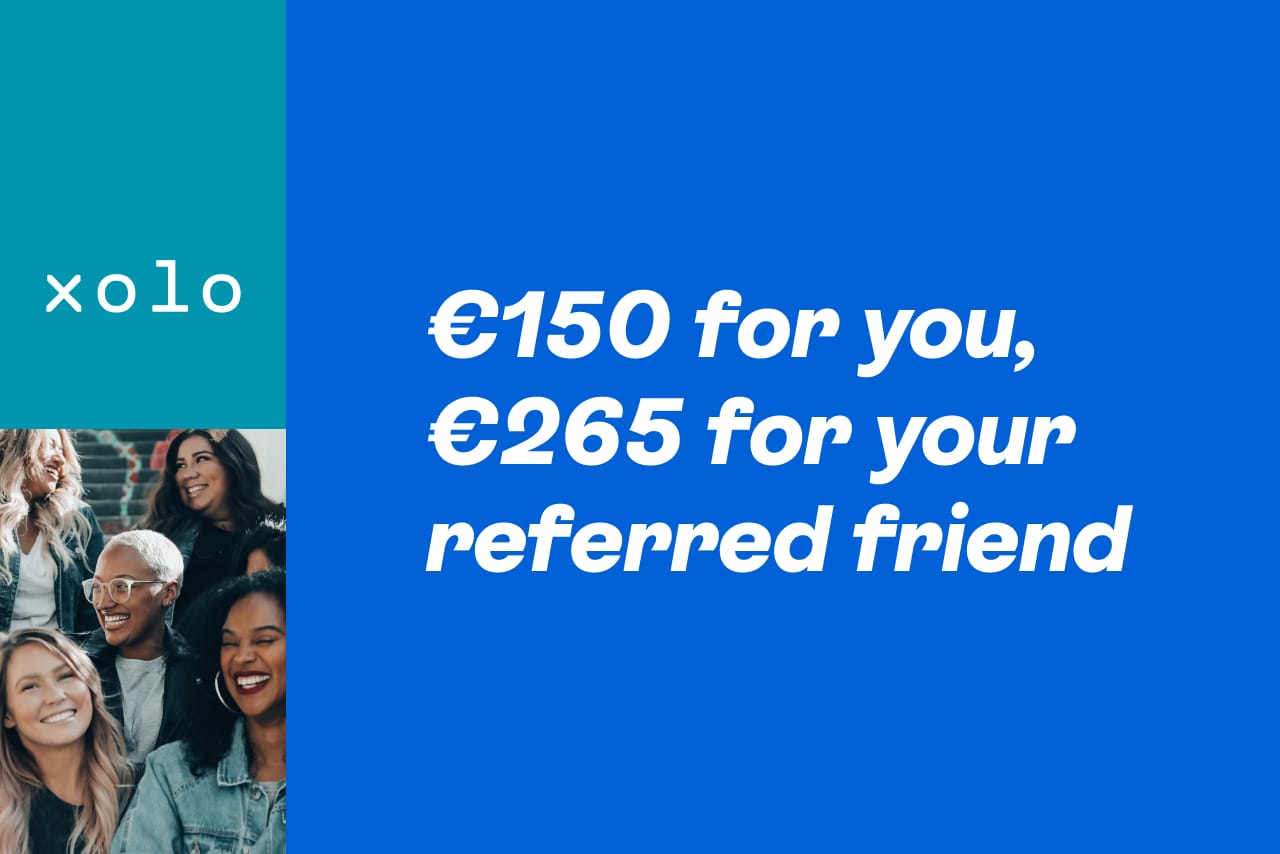 €150 for you, €265 for your referred friend (limited time only)