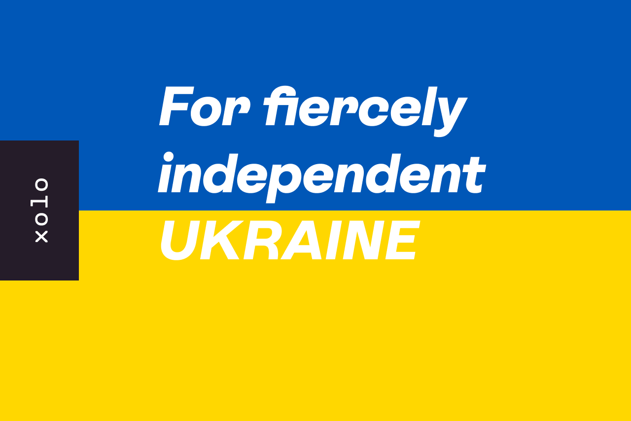 Xolo stands with Ukraine